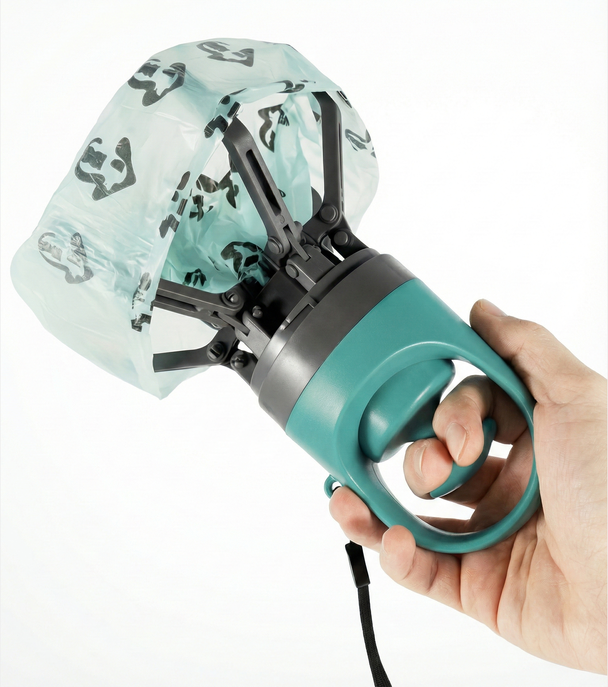 Dog Poop Scooper with Built-in Bag Dispenser