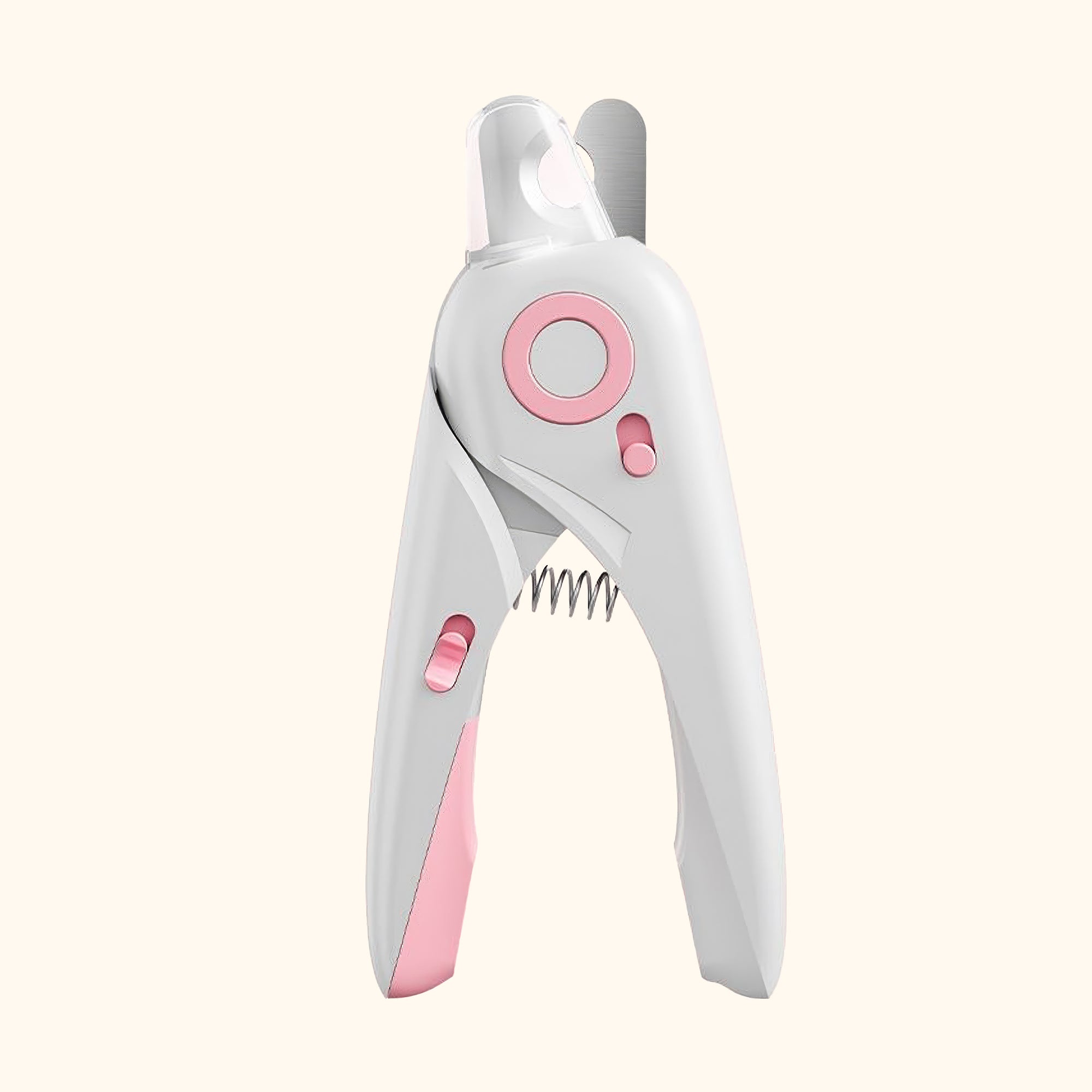 Pet Nail Clippers with LED Light & Built-in Grinder