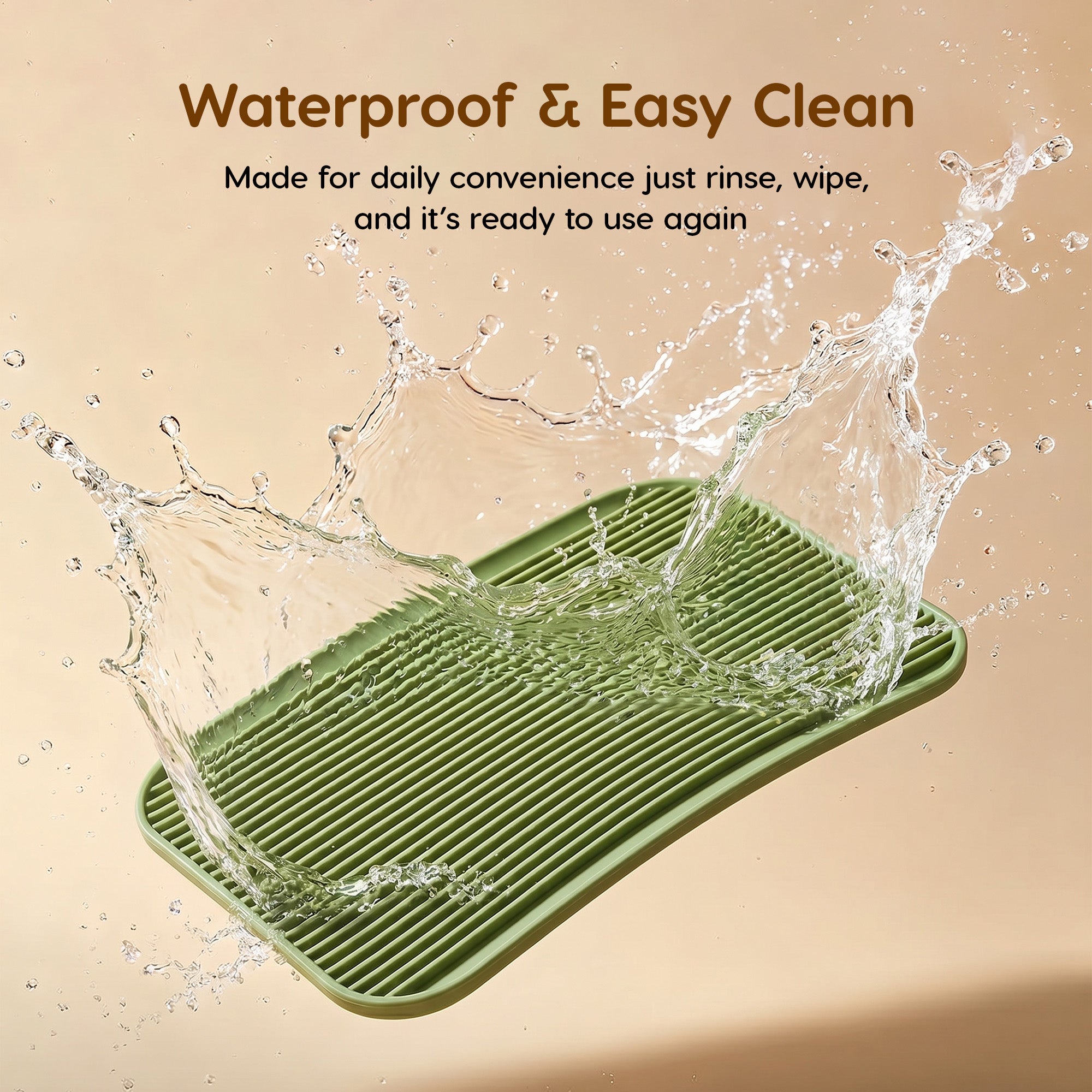Cat Litter Mat, Waterproof Anti-Tracking Pad