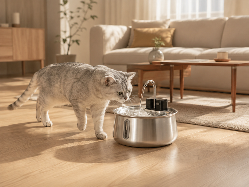 Water Flows The Moment Your Pet Arrives